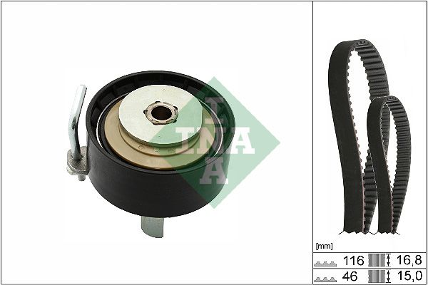 Zobsiksnas komplekts - 530 0763 10