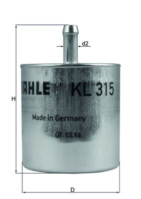 Degvielas filtrs - KL315