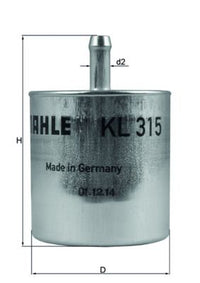 Degvielas filtrs - KL315