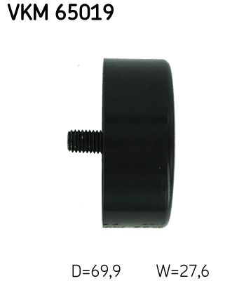 Ohjainrulla, moniurahihna - VKM 65019