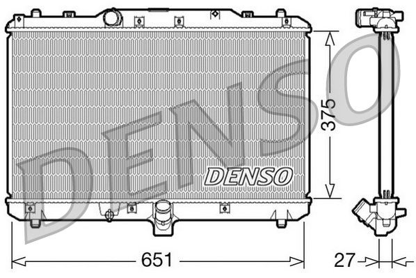 Motora dzesēsanas radiators - DRM47022