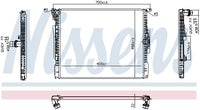 Motora dzesēsanas radiators - 606513