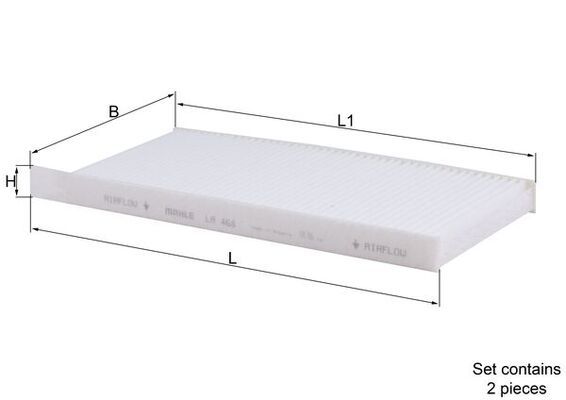 Salona filtrs - LA 468/S