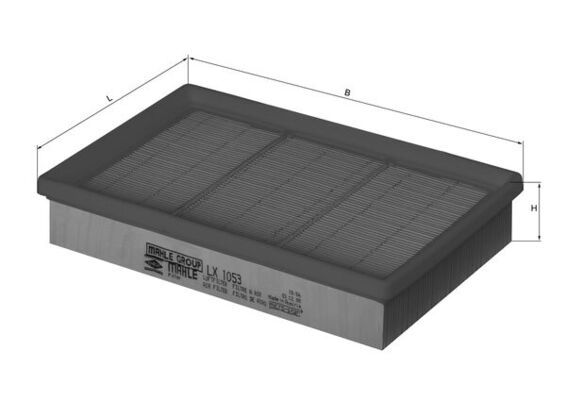 Gaisa filtrs - LX 1053