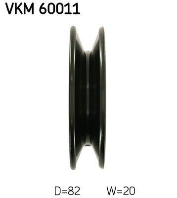 Daudzceliņu siksnas spriegotājrullītis - VKM 60011