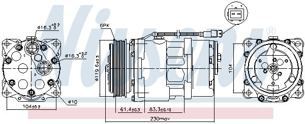 Kompressori, ilmastointilaite - 89055