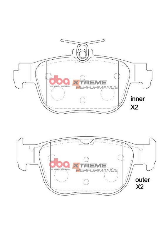 Brake Pads Xtreme Performance | Rear Axle - DB15092XP