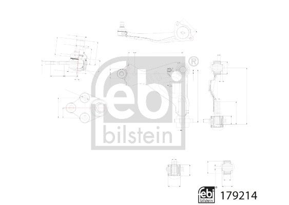 Balstiekārtas svira - 179214