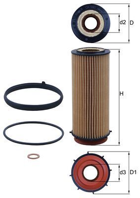 Eļļas filtrs - OX 560D