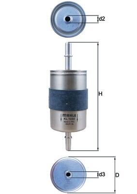 Degvielas filtrs - KL 1055