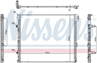 Motora dzesēsanas radiators - 606979