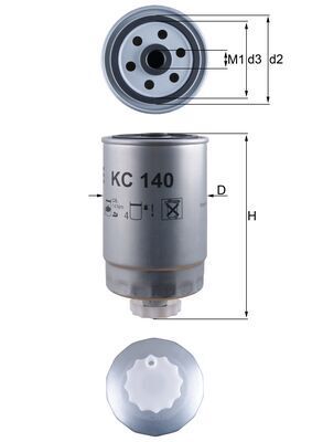 Degvielas filtrs - KC 140