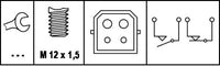 Bremžu signāla slēdzis - 6DD 008 622-351