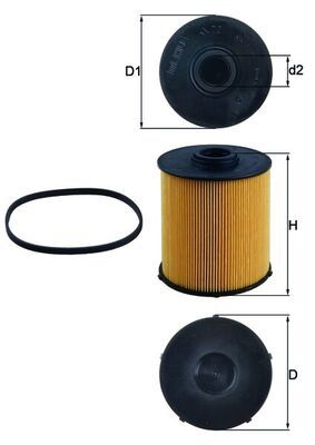 Degvielas filtrs - KX 70D