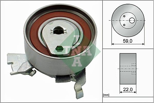Zobsiksnas spriegotājrullis - 531 0273 30