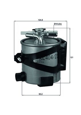 Degvielas filtrs - KLH 44/22