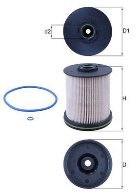 Degvielas filtrs - KX491/1D