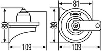 Skaņas signāls - 3FG 007 424-011