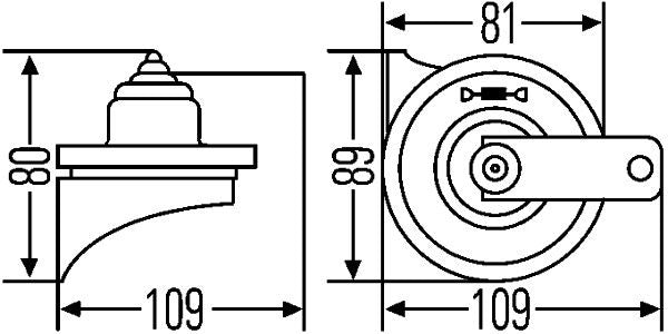 Skaņas signāls - 3FG 007 424-001