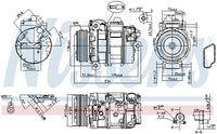 Kompressori, ilmastointilaite - 890390
