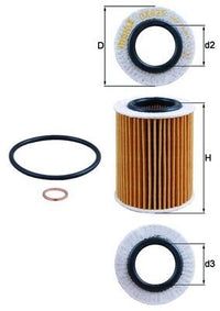 Eļļas filtrs - OX 825D