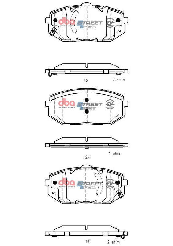 Brake Pads Street Series - DB2647SSEV