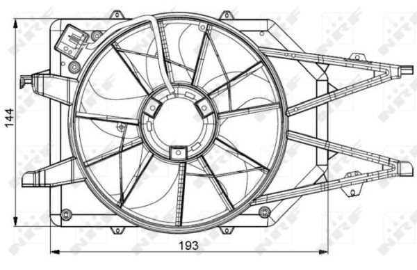 Ventilators, Motora dzesēšanas sistēma - 47034