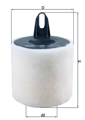 Gaisa filtrs - LX 1651
