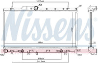 Motora dzesēsanas radiators - 64123