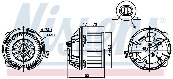 Sisätilapuhallin - 87228