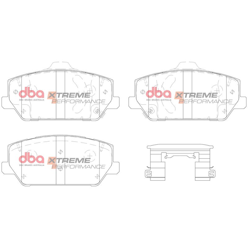 Brake Pads Xtreme Performance ECE R90 certified | Front Axle - DB15012XP