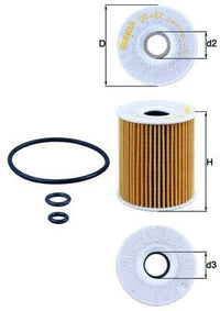 Eļļas filtrs - OX 422D
