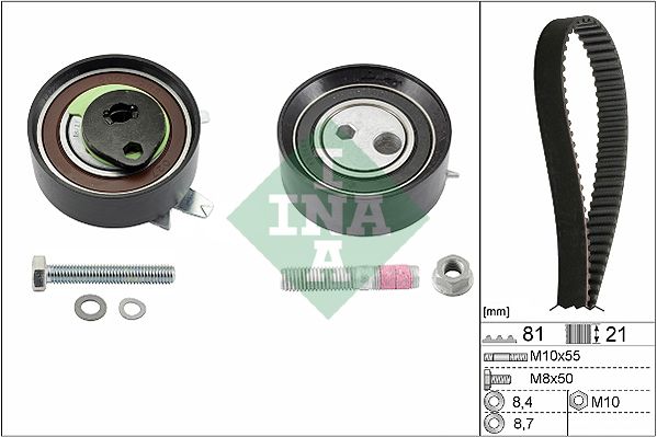 Zobsiksnas komplekts - 530 0062 10