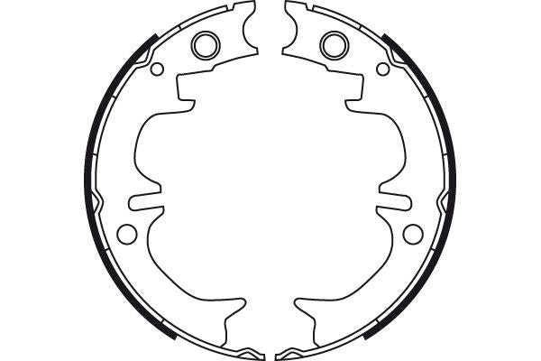 Bremžu loku komplekts, Stāvbremze - GS8714