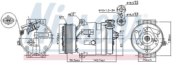 Kompressori, ilmastointilaite - 89057