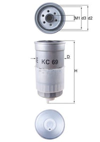 Degvielas filtrs - KC 69