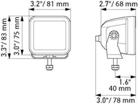 Off-road work light - 1FA 358 176-811