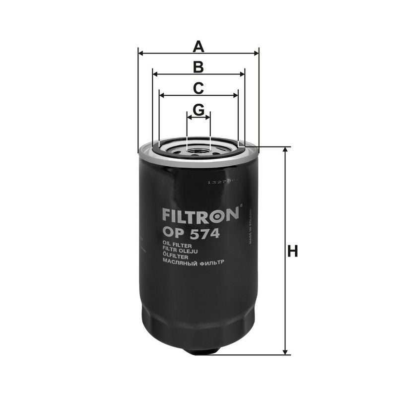 Eļļas filtrs - OP 574