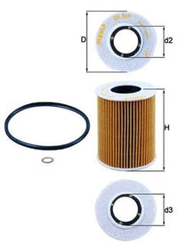 Eļļas filtrs - OX 369D