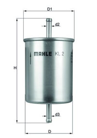 Degvielas filtrs - KL 2
