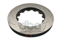 5000 series - Crossed Drilled & Slotted 2-Piece Black Hat - Right Hand - DBA52068BLKRXS