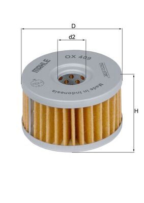 Eļļas filtrs - OX 409
