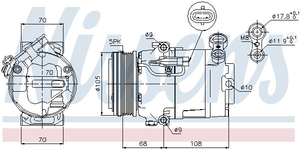 Kompressori, ilmastointilaite - 89050