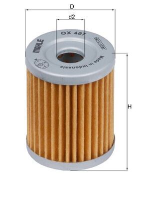 Eļļas filtrs - OX 407