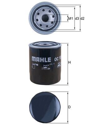 Eļļas filtrs - OC 105