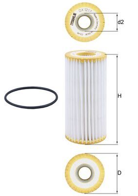 Eļļas filtrs - OX 1217D