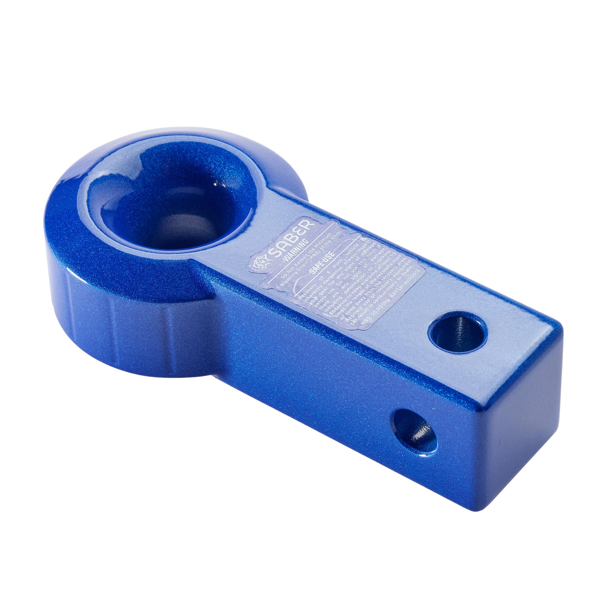 Saber 7075 Alloy Recovery Hitch – Blue Prismatic - SBR-RFRH3B