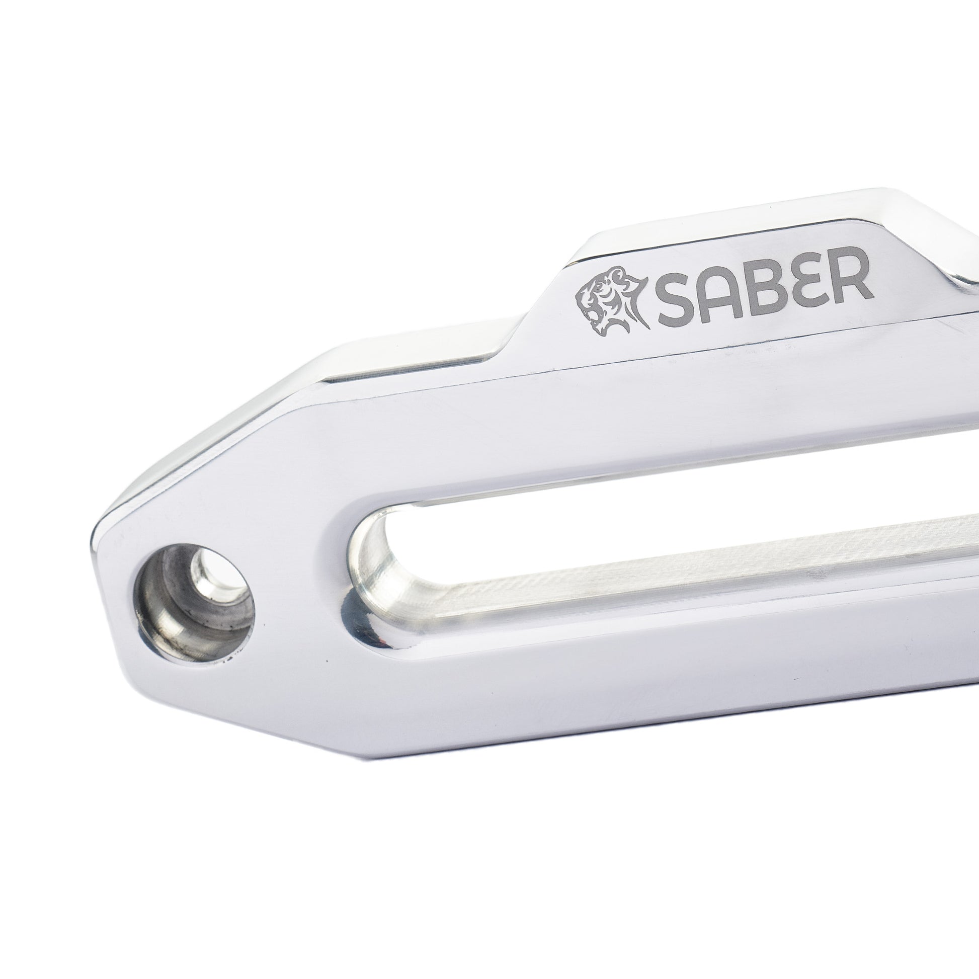 Saber Offroad Aluminium Standard Hawse Fairlead - Polished Alloy - SBR-FLP