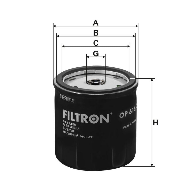 Eļļas filtrs - OP 616/3