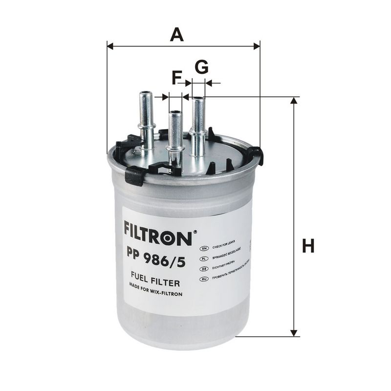 Degvielas filtrs - PP 986/5